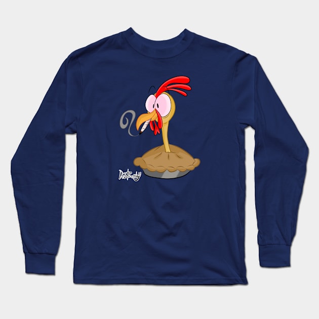 Chicken Pot Pie Long Sleeve T-Shirt by D.J. Berry